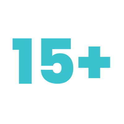 15+